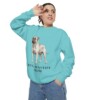 Bullmastiff Mom Sweatshirt, Chalky Mint, person 2 context