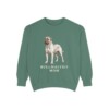 Bullmastiff Mom Sweatshirt, Light Green, front view