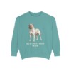 Bullmastiff Mom Sweatshirt, Seafoam, front view