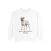 Bullmastiff Mom Sweatshirt, White, front view