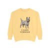 Cairn Terrier Sweatshirt, Butter, front view