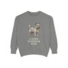 Cairn Terrier Dad Sweatshirt, Grey, front view