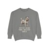 cairn-terrier-sweatshirt-humor-grey Cairn Terrier Humor Sweatshirt, Grey, front view
