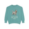 cairn-terrier-sweatshirt-humor-seafoam Cairn Terrier Humor Sweatshirt, Seafoam, front view
