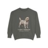 Cairn Terrier Latin Sweatshirt, Pepper, front view