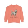 Cairn Terrier Latin Sweatshirt, Terracotta, front view