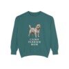 Cairn Terrier Mom Sweatshirt, Blue Spruce, front view