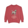 Cairn Terrier Mom Sweatshirt, Crimson, front view