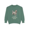 Cairn Terrier Mom Sweatshirt, Light Green, front view