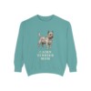 Cairn Terrier Mom Sweatshirt, Seafoam, front view