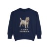 Cairn Terrier Sweatshirt, True Navy, front view