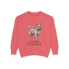 Cairn Terrier Sweatshirt, Watermelon, front view