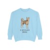 Canaan Dog Sweatshirt, Chambray, front view