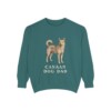 Canaan Dog Dad Sweatshirt, Blue Spruce, front view
