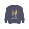 Canaan Dog Dad Sweatshirt, Denim, front view