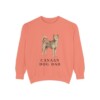 Canaan Dog Dad Sweatshirt, Terracotta, front view
