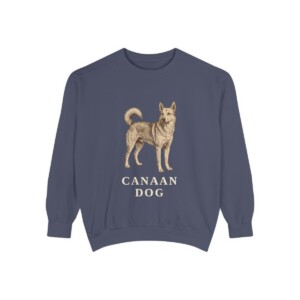 Canaan Dog Sweatshirt, Denim, front view