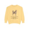 Canaan Dog Humor Sweatshirt, Butter, front view