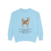 Canaan Dog Humor Sweatshirt, Chambray, front view