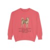 Canaan Dog Humor Sweatshirt, Watermelon, front view