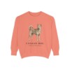 Canaan Dog Latin Sweatshirt, Terracotta, front view