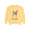 Canaan Dog Mom Sweatshirt, Butter, front view