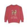 Canaan Dog Mom Sweatshirt, Crimson, front view