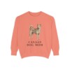 Canaan Dog Mom Sweatshirt, Terracotta, front view