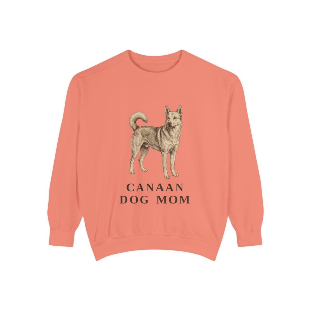Canaan Dog Mom Sweatshirt, Terracotta, front view