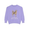 Canaan Dog Mom Sweatshirt, Violet, front view