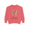 Canaan Dog Mom Sweatshirt, Watermelon, front view