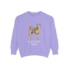 Canaan Dog Sweatshirt, Violet, front view