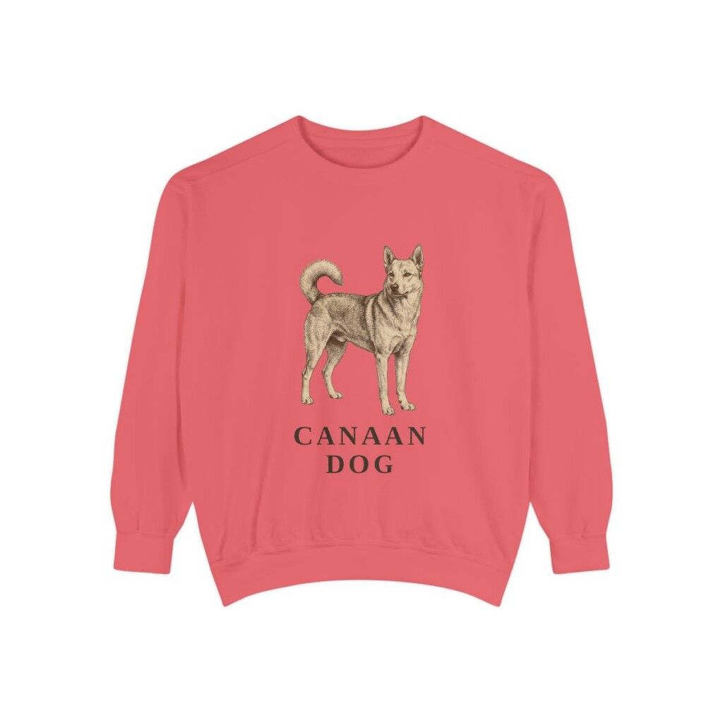 Canaan Dog Sweatshirt, Watermelon, front view