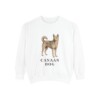 Canaan Dog Sweatshirt, White, front view