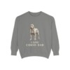 Cane Corso Dad Sweatshirt, Grey, front view