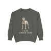 Cane Corso Dad Sweatshirt, Pepper, front view