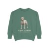 Cane Corso Latin Sweatshirt, Light Green, front view