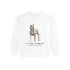 Cane Corso Latin Sweatshirt, White, front view
