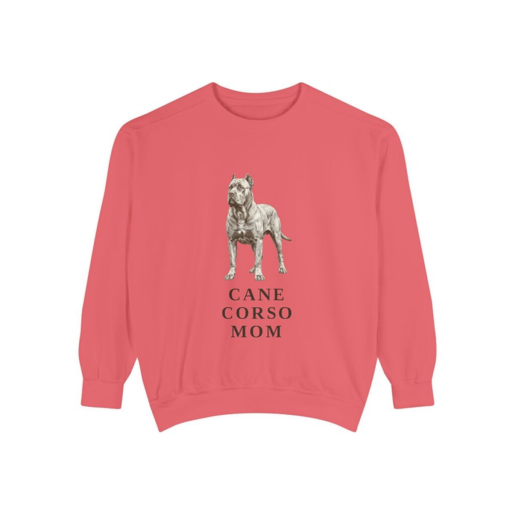 Cane Corso Mom Sweatshirt, Watermelon, front view