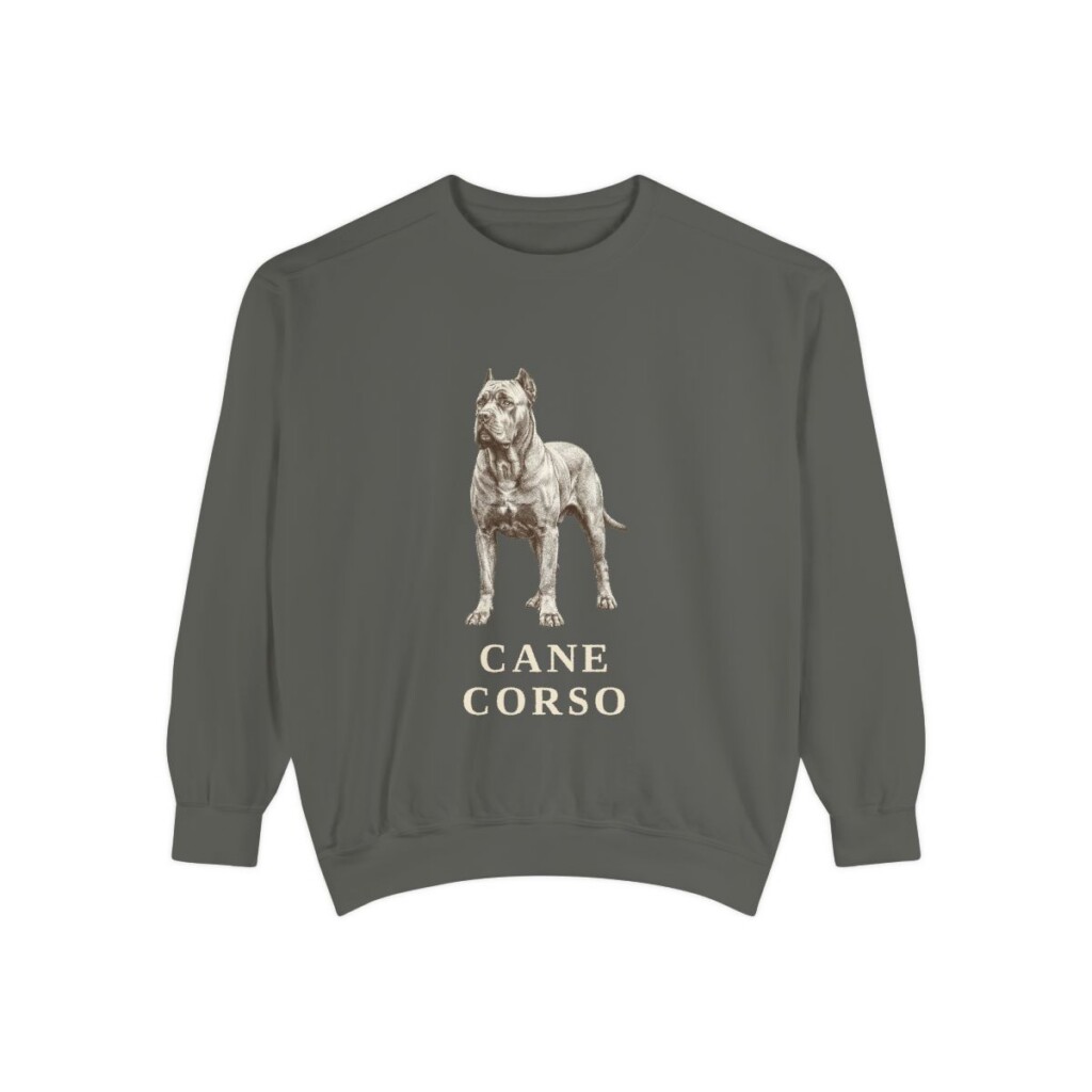 cane-corso-sweatshirt-pepper-1 Cane Corso Sweatshirt, Pepper, front view