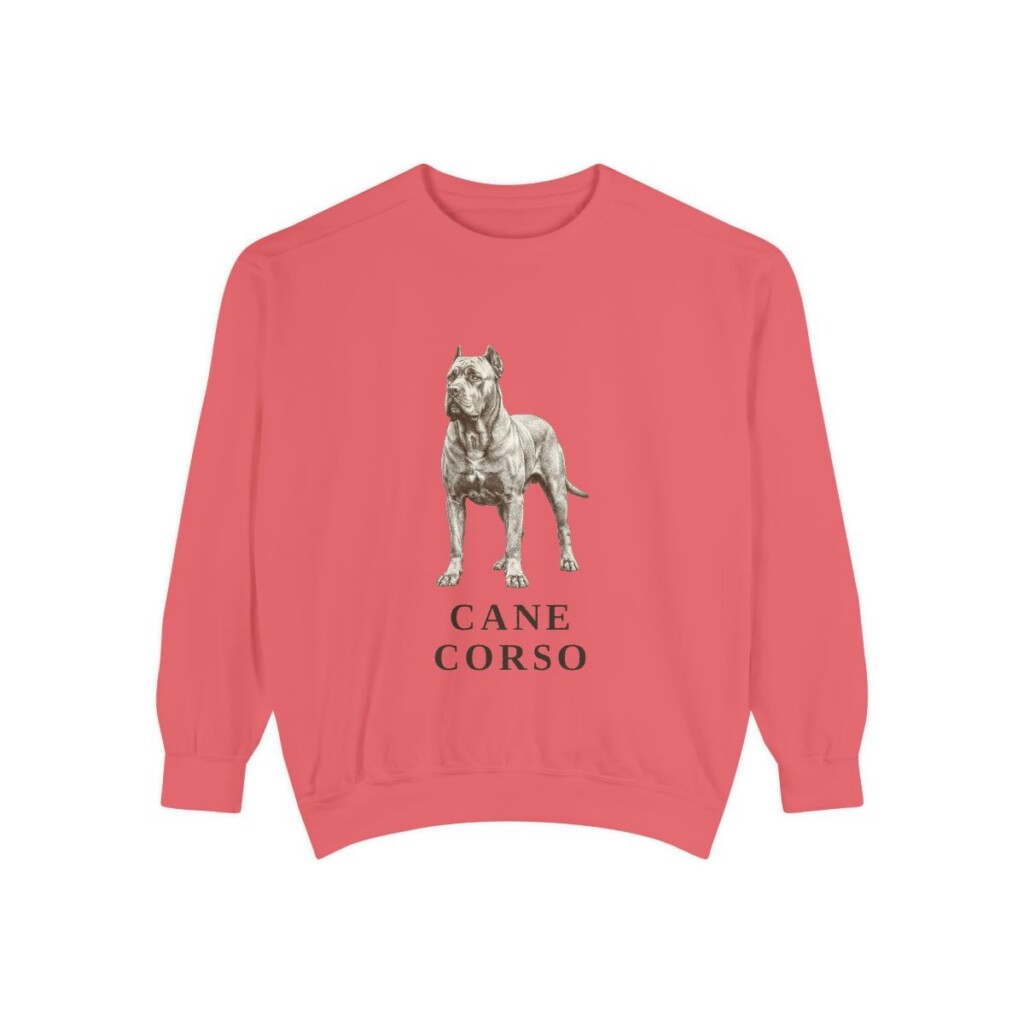 cane-corso-sweatshirt-watermelon-1 Cane Corso Sweatshirt, Watermelon, front view