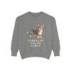 Cardigan Welsh Corgi Sweatshirt, Grey, front view