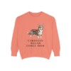 Cardigan Welsh Corgi Mom Sweatshirt, Terracotta, front view