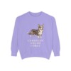 Cardigan Welsh Corgi Sweatshirt, Violet, front view