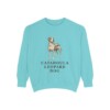 Catahoula Leopard Dog Sweatshirt, Chalky Mint, front view