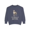 Catahoula Leopard Dog Dad Sweatshirt, Denim, front view