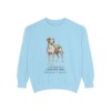 Catahoula Leopard Dog Latin Sweatshirt, Chambray, front view