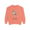 Catahoula Leopard Dog Latin Sweatshirt, Terracotta, front view