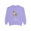 Catahoula Leopard Dog Latin Sweatshirt, Violet, front view