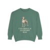 Catahoula Leopard Dog Sweatshirt, Light Green, front view